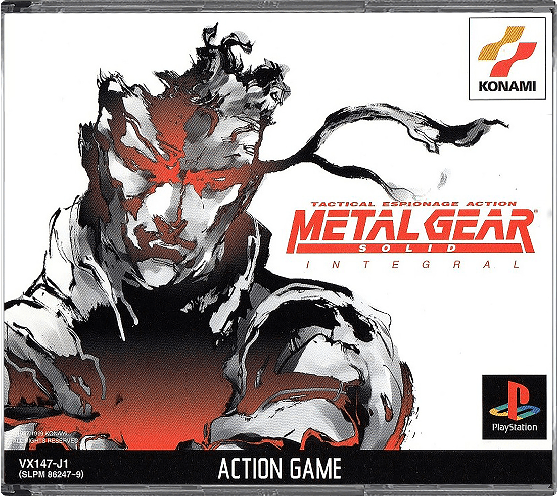 Metal Gear Solid: Integral box art for Playstation